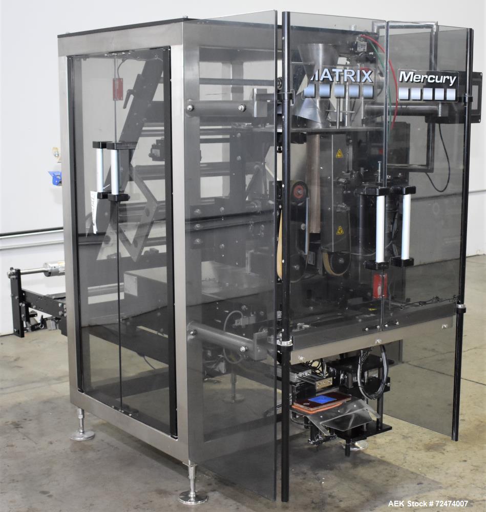 Used Matrix Packaging Mercury HS High Speed Vertical Form Fill with Gussetting